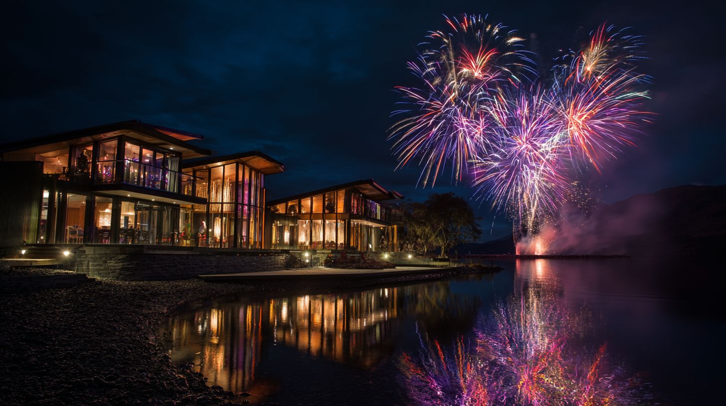 Курорт на берегу озера