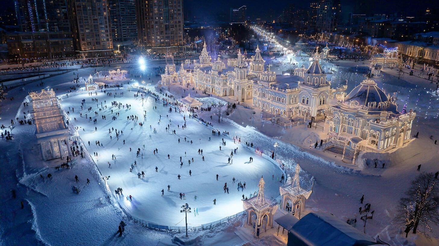 Ледовый городок города