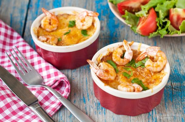Жульен из морепродуктов