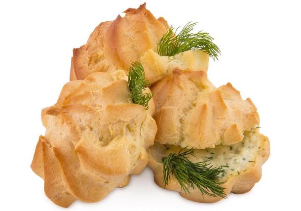 Профитроли с сыром и зеленью Профитроли с сыром и зеленью