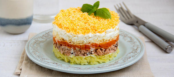 Мимоза с горбушей