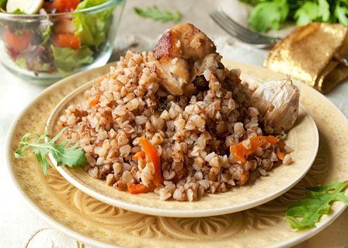 Каша гречневая с мясом