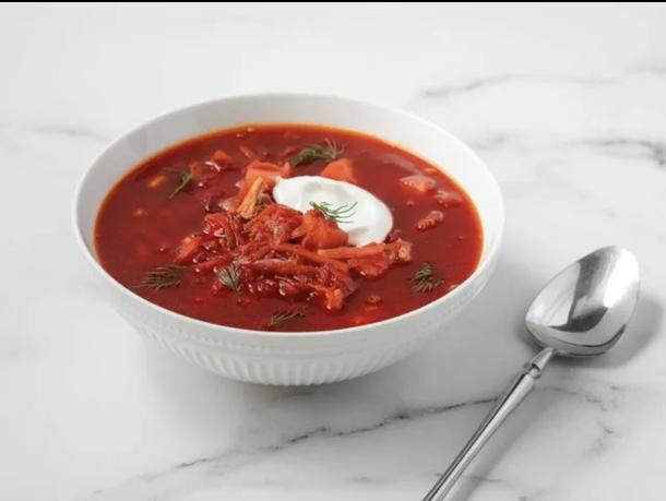 Борщ с курой