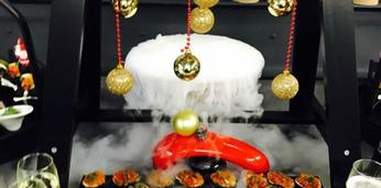 Праздничный фуршетный сет с горячими закусками стандарт на 20 персон