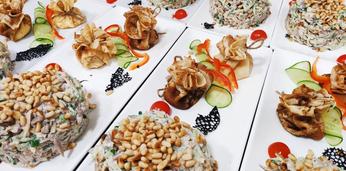 Фуршетный сет с горячими закусками на 25 персон