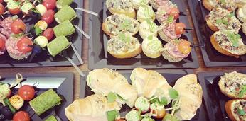 Недорогой фуршет с обслуживанием на 40 персон