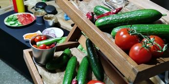 Барбекю станция на 50 персон