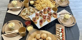 Доставка блюд и напитков на 35 персон